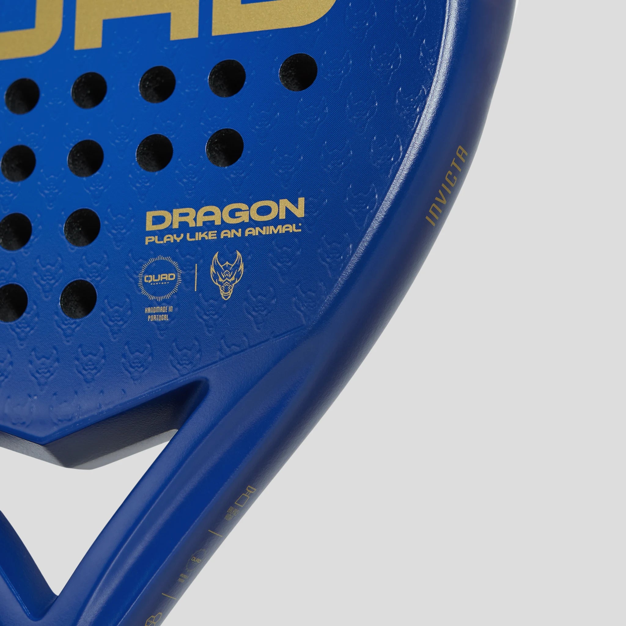Quad Dragon Padel Racket detail view