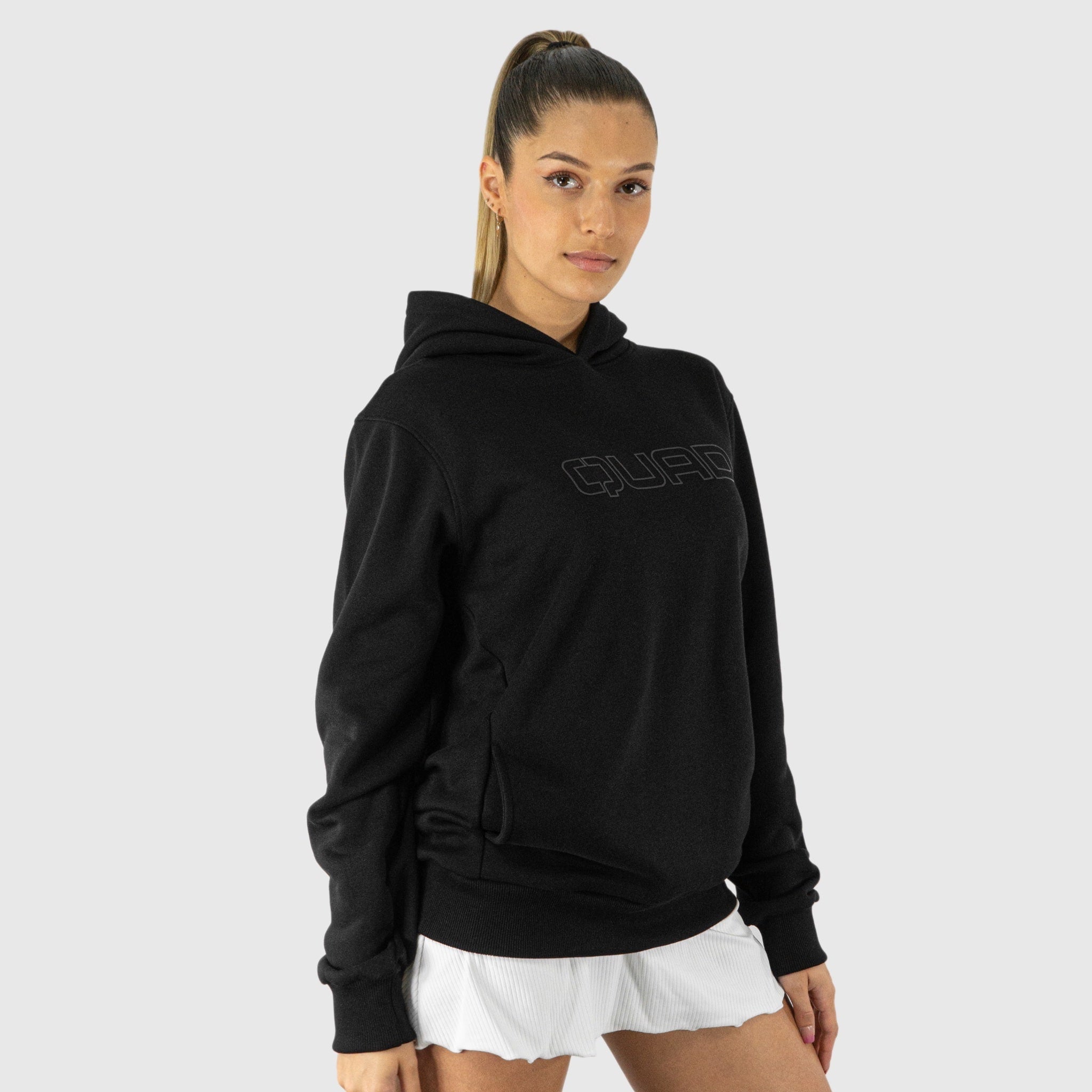 Quad Padel Essential hoodie woman right view