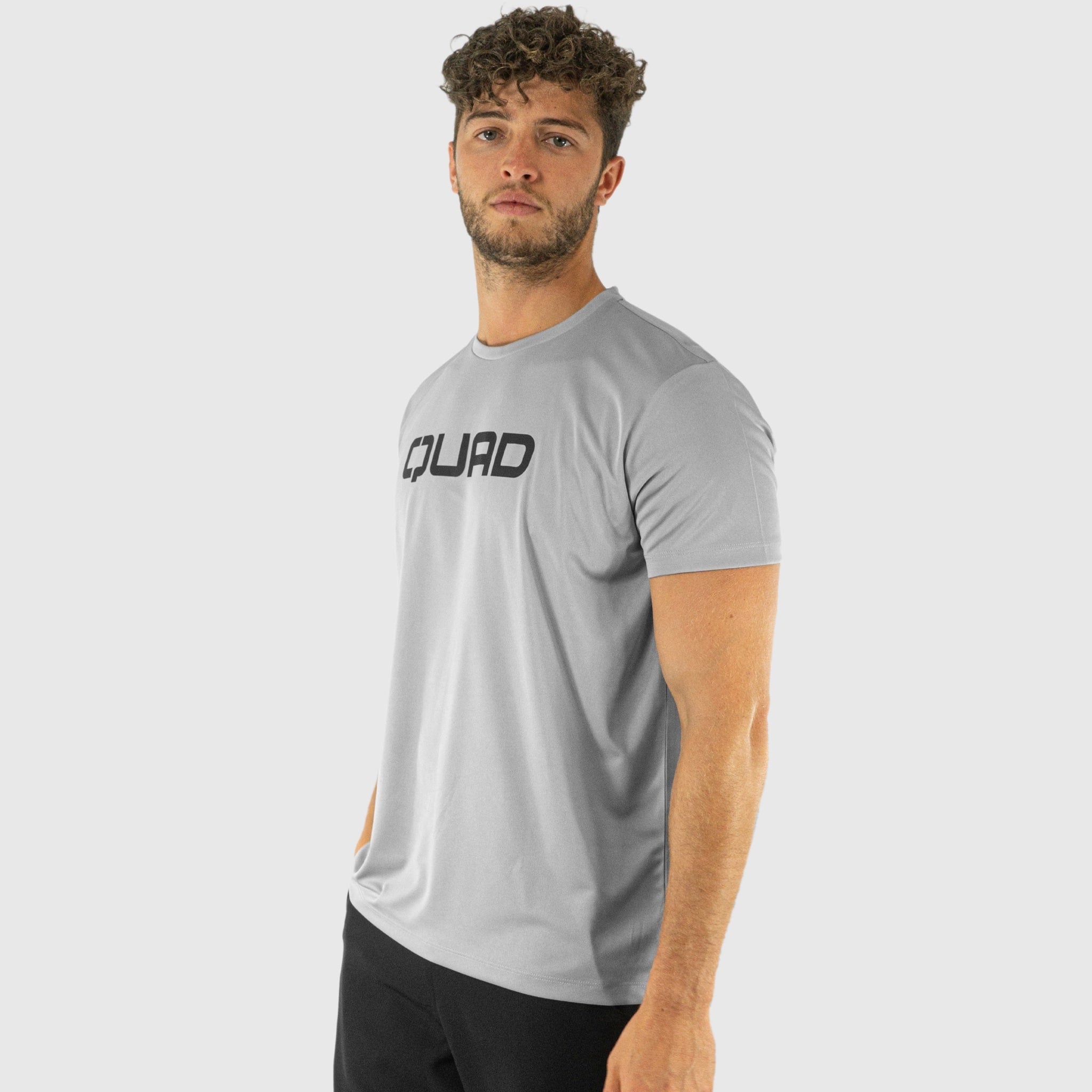 Quad Padel Essential T-Shirt grey side