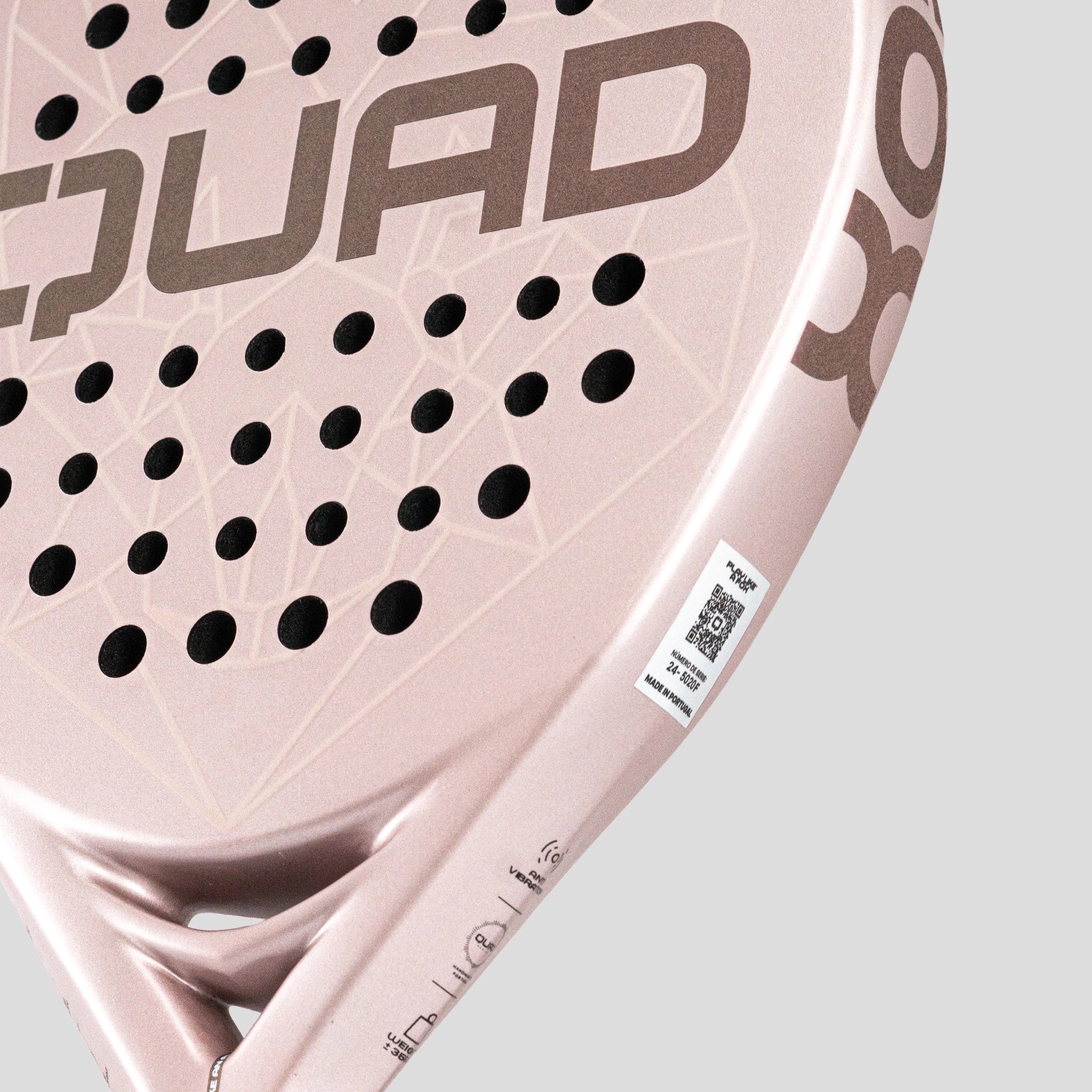 Quad Fox padel racket right side detail
