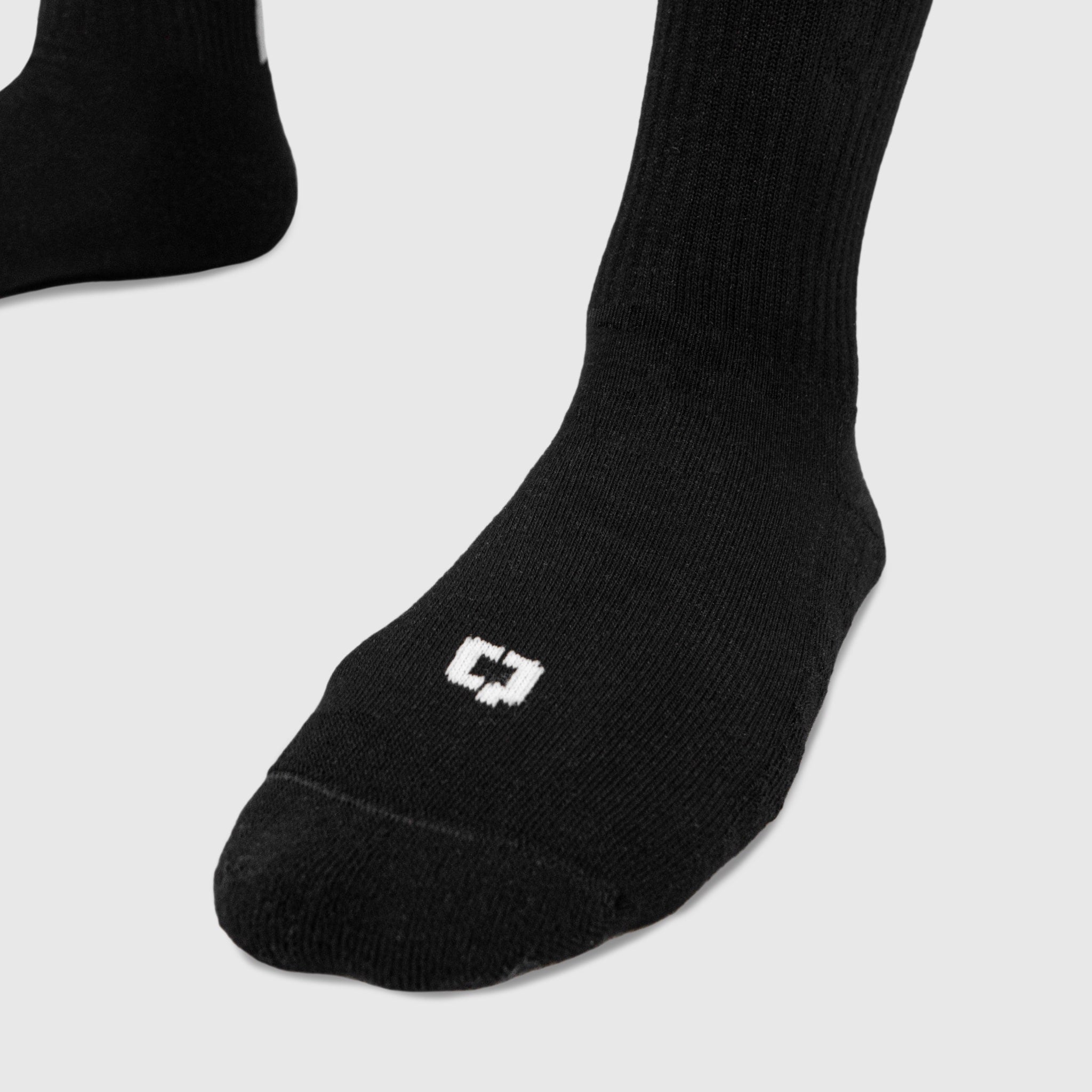 Quad Padel Socks Black logo