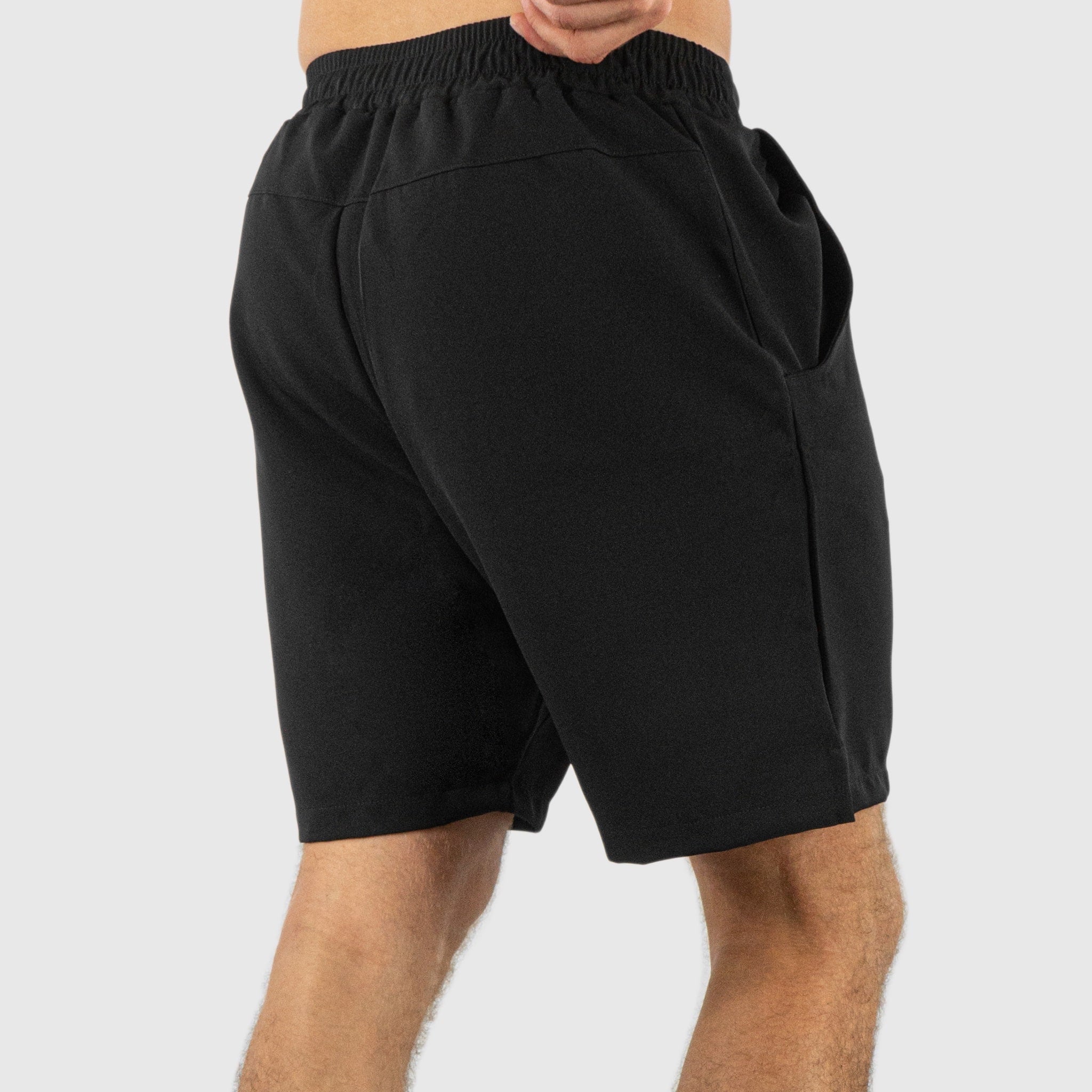 Quad Padel Court shorts black back side