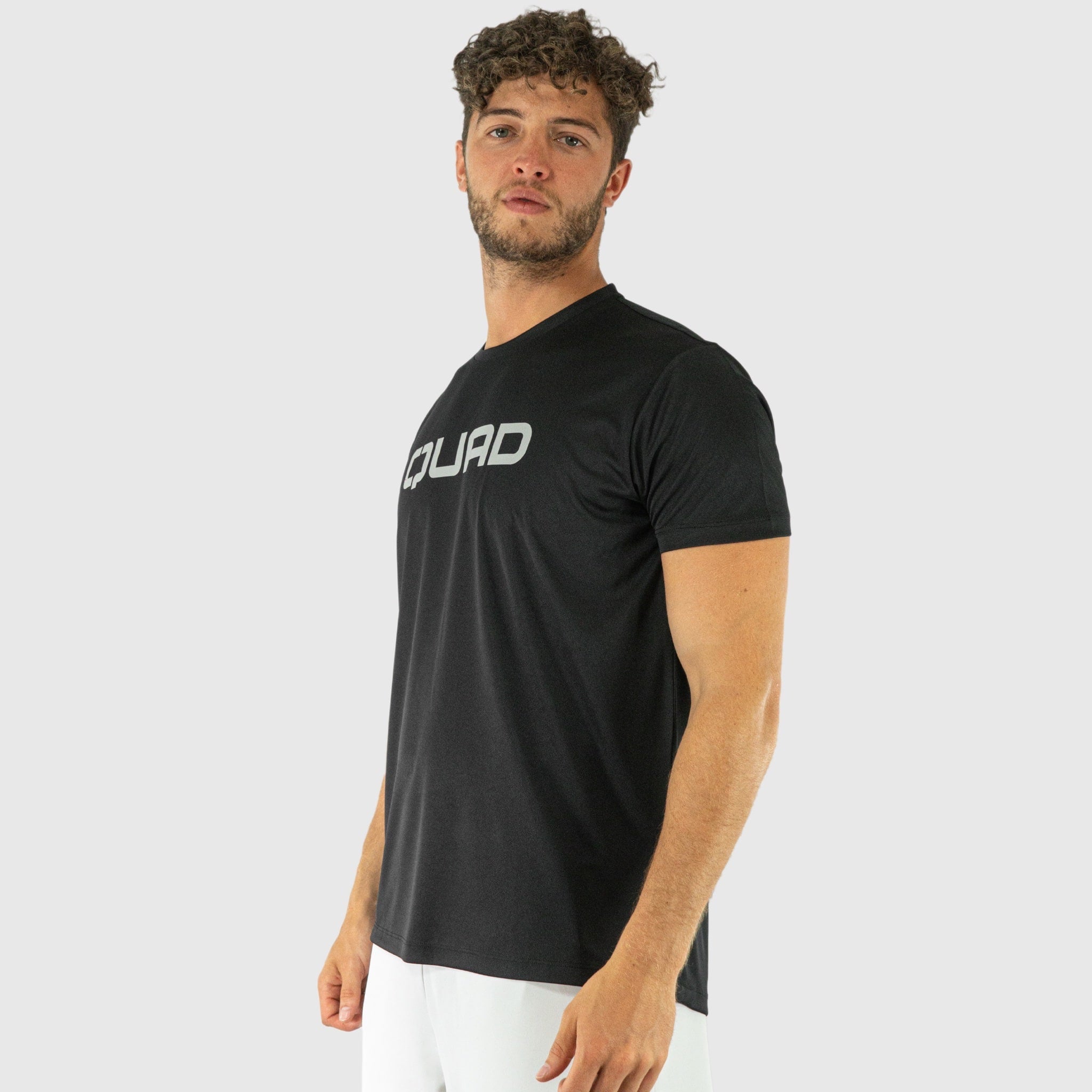 Quad Padel Essential t shirt black side