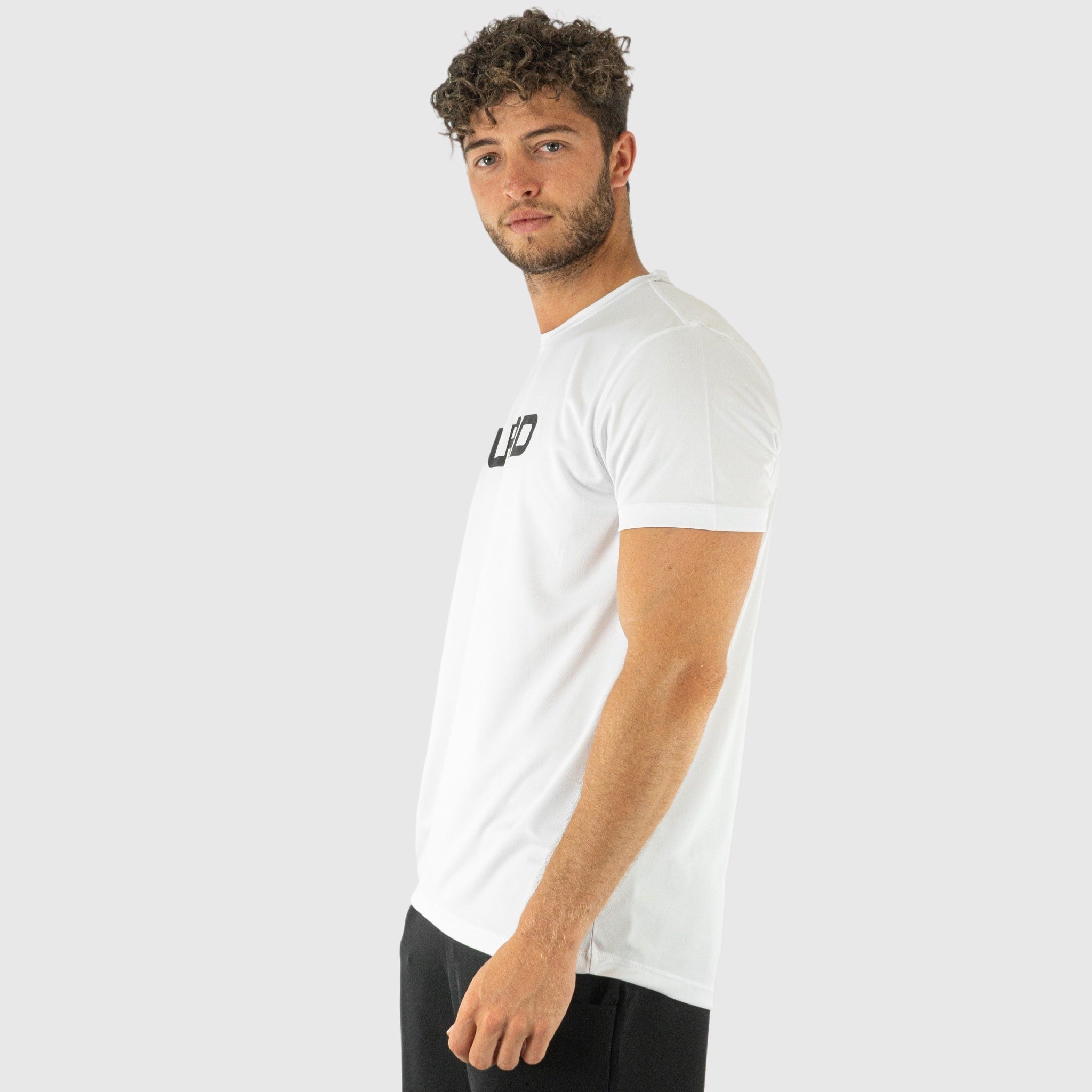 Quad Padel Essential T-Shirt white left side