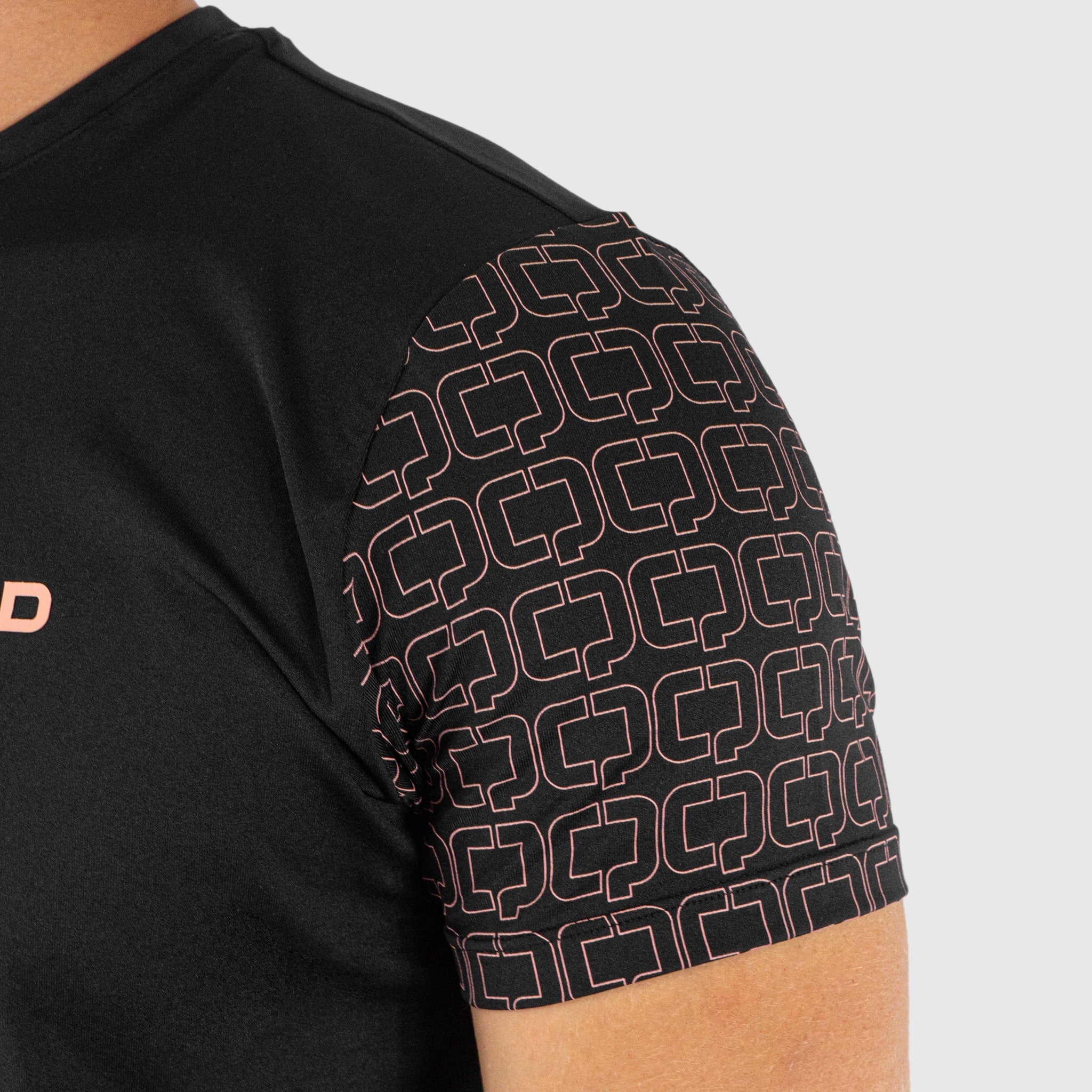 Quad Padel Match T-shirt black sleeve detail