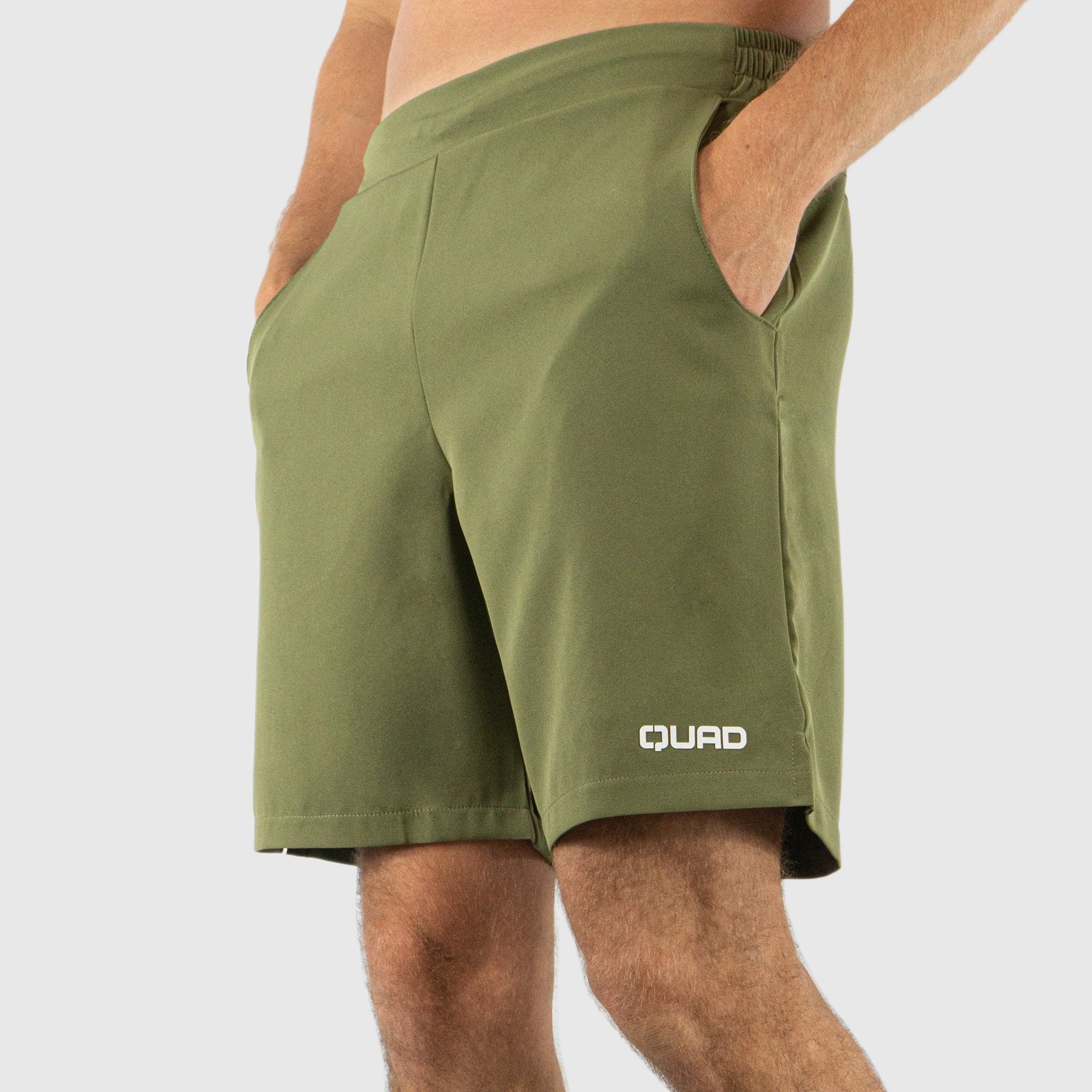 Quad Padel Shorts green left side