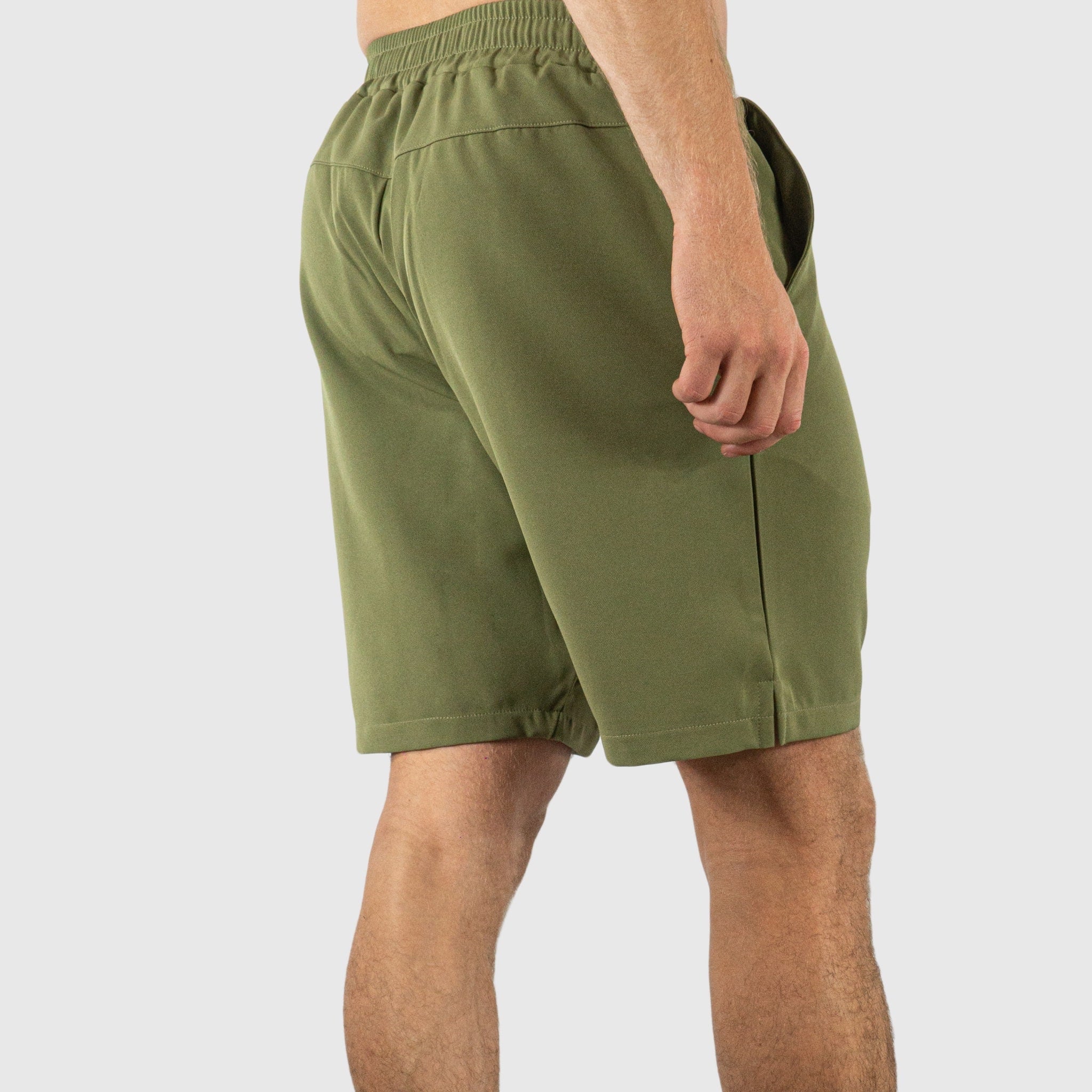 Quad Padel Shorts green back side