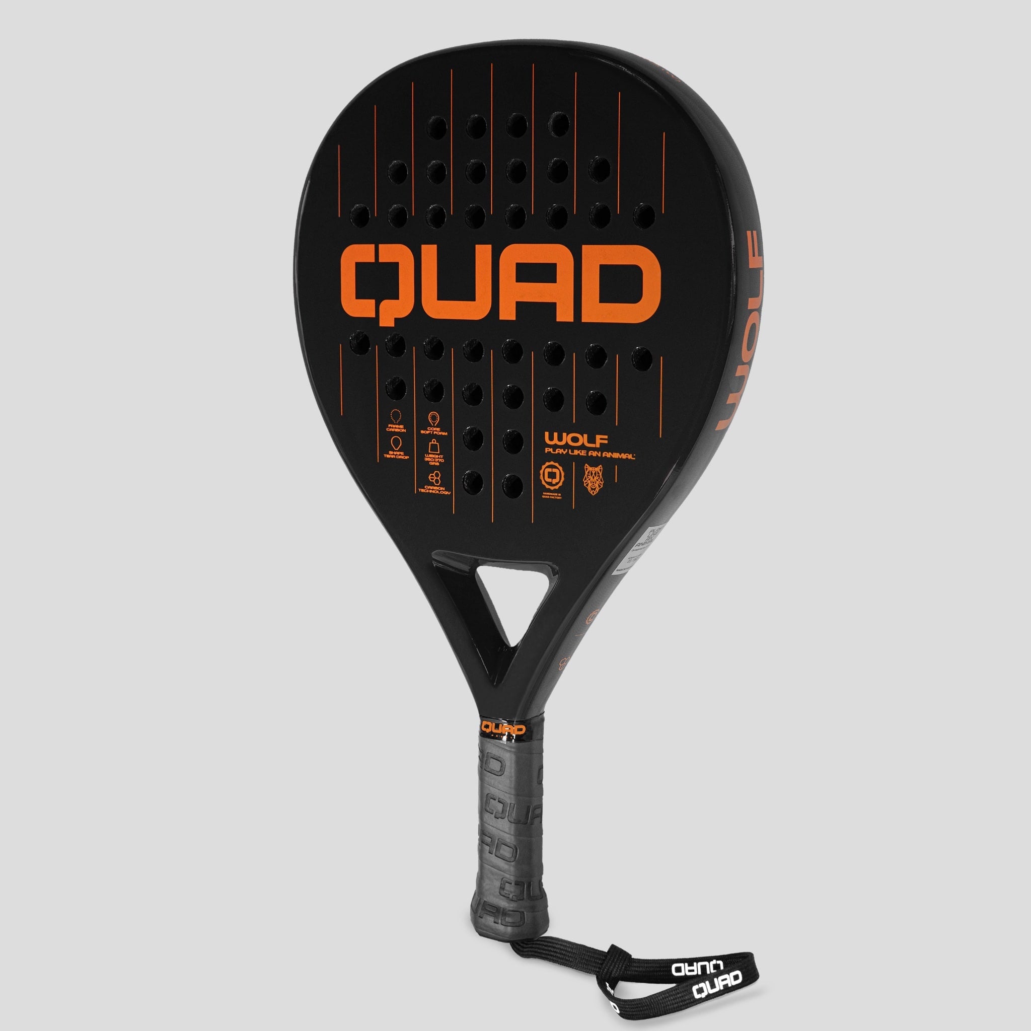Quad Padel Wolf Racket right side
