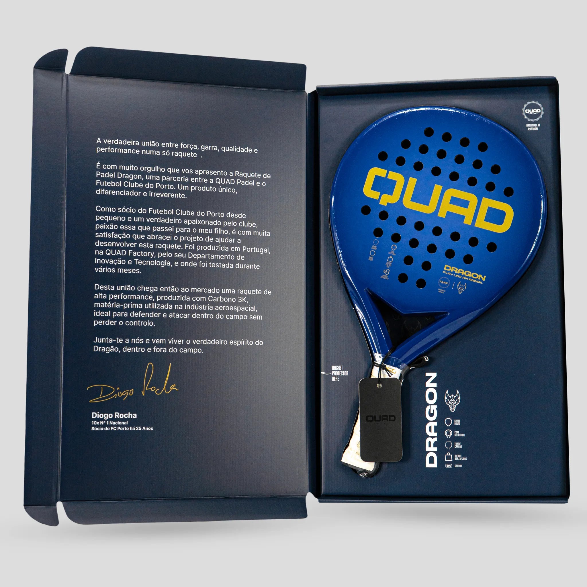 Quad Dragon Padel Racket FC Porto Edition